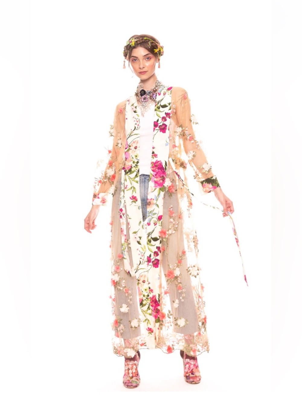 Aratta Floral Fantasy Kimono